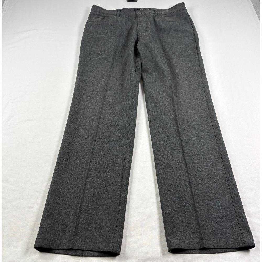 Alberto Pants Mens Size 50 (34x32) Gray Ceramica Chino Stretch Golf Casual